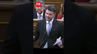 Rufián se mofa del PP 🤣🤣🤣🤣 [upl. by Atinuahs912]