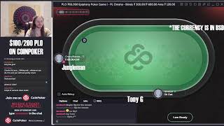 100200 Insane Highstakes Cash Game VS Tony G Jungleman Luke Schwartz [upl. by Eveneg38]