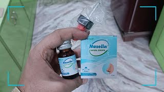 🔴Naselin Nasal Drops 10ml  Oxymetazoline Hydrochloride Nasal Solution IP Relief From Blocked Nose [upl. by Yanrahs]