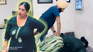 Front Bending Pain Visit 2 deepchiropractor backpaintreatment chiropractictreatment ludhiana [upl. by Enelrahs]