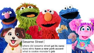 Sesame Street Muppets Answer More of the Webs Most Searched Questions  WIRED [upl. by Ykcor575]