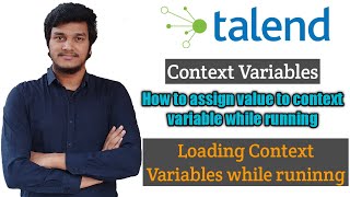 44How to assign value to context variables while running l Context Variables l Data Integration [upl. by Auhsoj]