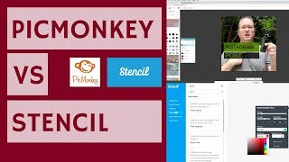 PicMonkey VS Stencil  Comparing Free Graphic Tools [upl. by Camp]