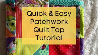 Quick and Easy Quilt Top in a Day with Precuts  Beginner Patchwork Project  Quiltmas 2023 Day 1 [upl. by Yesoj]