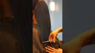 Blue Hair Color Retouch haircut hairtutorial bluehaircolor [upl. by Ano]