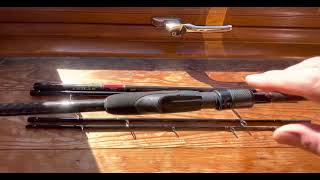 Gamakatsu Akilas Mobile Style 80XH review spinningpoppingstickbait travel rods  part 1 [upl. by Aiuqes]