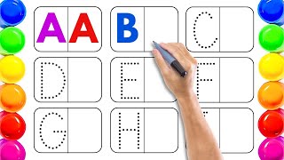 ABCD  A for apple B for Ball  Phonics Song  abc song  Alphabets  Kids Rhymes  A to Z writing [upl. by Macguiness715]