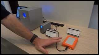 LaCie Thunderbolt Drives HandsOn With Gizmodo Australia [upl. by Atsirak354]