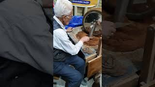 Coffee grinding in Yazd ☕ Iran shorts coffee iran travel [upl. by Nyletac]