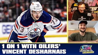 1 on 1 With Oilers’ Vincent Desharnais  The Sick Podcast with Tony Marinaro September 7 2023 [upl. by Sanalda]