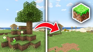 How To Flatten Land In Minecraft  Bedrock and Java [upl. by Gurolinick677]