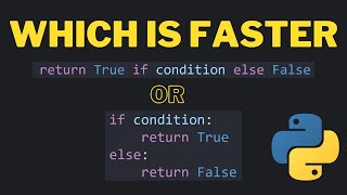 Speed Test Inline vs Multiline If Else Statements in Python [upl. by Sculley]