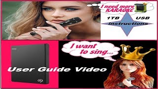 Justkaraoke 20 Karaoke Hard Drive 1TB USB Instructions How to Set Up and Enjoy [upl. by Adleme669]