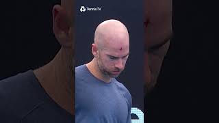 Mannarino Hits Himself In The FACE With His Racket 🤕 [upl. by Steinway592]