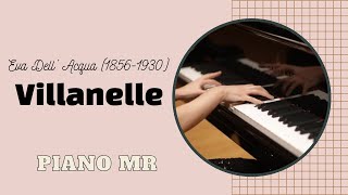 성악반주 MR Eva Dell’ Acqua 18561930 Villanelle  가사amp해석 포함  Piano Accompaniment [upl. by Sacken897]