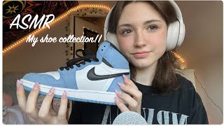 ASMR with my shoe collection  tapping amp scratching [upl. by Anifares]