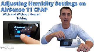 AirSense 11 Humidity Adjustment  Step by Step [upl. by Ahsuas]