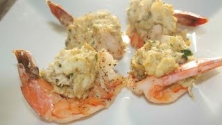 Stuffed Shrimp  Cooked by Julie  Episode 47 [upl. by Noxid]