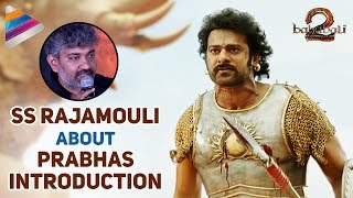 SS Rajamouli about Baahubali 2 Introduction Scene  Prabhas  Rana  Anushka  Telugu Filmnagar [upl. by Sutherlan]