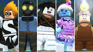 All Playable Villains in LEGO The Incredibles  Super Moves [upl. by Asilana]