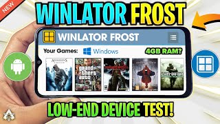 🔥 TESTING WINLATOR FROST ANDROID ON LOWEND DEVICE GAMEPLAY TEST WINDOWS EMULATOR [upl. by Josefina]