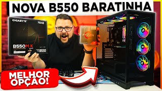 A B550 com Melhor Custo Beneficio 4 Slot RAM 2x M2 e PCIe 40 por Preço de B450 Essa é pra você [upl. by Rhea]