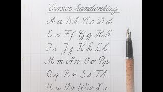 how to write in cursive  german standard for beginners [upl. by Pitts615]