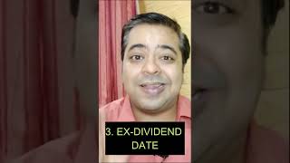 Dividend Dates Explained Declaration Record Ex Dividend Payment Date Ytshorts [upl. by Kere]