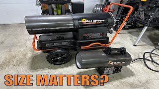 First Impression Mr Heater Contractor Series Propane AND Diesel Forced Air Blowers [upl. by Nnylhtak915]