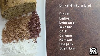 DinkelEinkorn Brot Vegan [upl. by Nire]