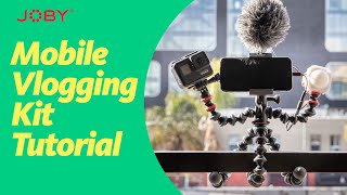 JOBY GorillaPod Mobile Vlogging Kit Tutorial [upl. by Newell]