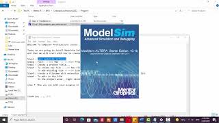 section 1 ModelSim Installation [upl. by Adniralc]