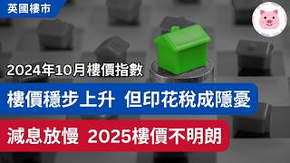 英國樓價穩定增長，但印花稅限制升幅，2025樓價不明朗 英國樓市 英國樓價 英國物業 [upl. by Rhodie]