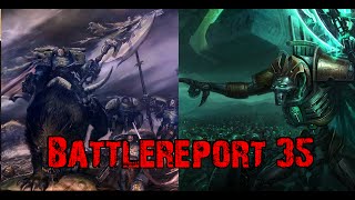 Battlereport 35  Space Wolves vs Necrons 1850 P GER [upl. by Caroline]