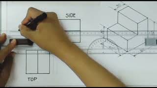 orthographic projection well explained never fail orthographic projection again [upl. by Shamus164]