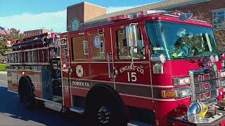 Ephrata Pioneer Fire Co Engine 151 backing into Station after a Insideinvestigation on 10172024 [upl. by Revell]