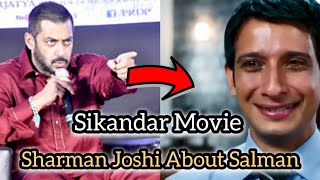 SHOCKING 😯 Sharman Joshi About Salman  Sharman Joshi Sikander Movie  Salman Khan News  Bollywood [upl. by Consuelo]