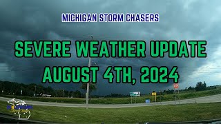 Severe Weather amp Aurora Update  August 4th 2024 [upl. by Nonnahsed]