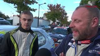 Fabrice et Mathys Culot à larrivée du Rallye du Charlemagne 2024 [upl. by Imis]