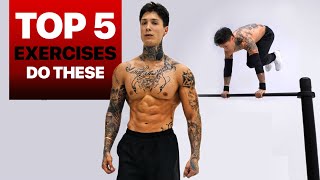 Top 5 Exercises To Start Calisthenics Freestyle [upl. by Cutcliffe]