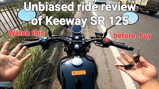 The Keeway SR 125…Can this be your regular 125cc bike [upl. by Lombardy685]