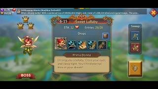 Lords Mobile  F2P Elite Hero Stage 615 Prima Donna [upl. by Sami494]