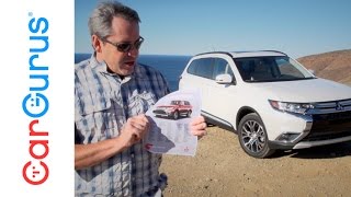 2016 Mitsubishi Outlander  CarGurus Test Drive Review [upl. by Neersan]