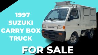 1997 Suzuki Carry Box Mini Truck AC 5 Speed Manual WalkAround StartUp amp Drive SOLD [upl. by Warner229]