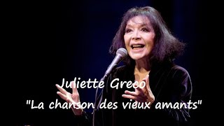 Juliette Gréco  quotLa chanson des vieux amantsquot Live [upl. by Refiffej]