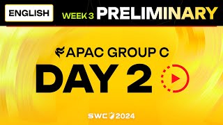 ENGLISH SWC2024 ASIAPACIFIC Preliminary Group C Day 2  Summoners War [upl. by Nova]