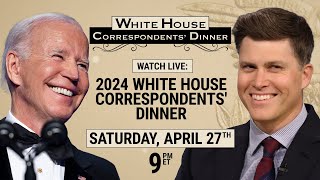 SEE IT LIVE Biden and SNL’s Colin Jost headline 2024 White House Correspondents’ Dinner I MSNBC [upl. by Chaudoin]