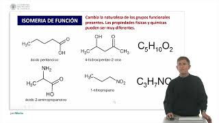 Tipos de Isomería Isomería estructural   UPV [upl. by Htiaf]