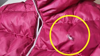 ⭐Tailors Dont Want You to Know This The Perfect Way to Sew a Hole in a Jacket [upl. by Hillie]