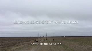 Leading Edge Great White Shark on Aerotech H210 Redline at Bayboro NC 1212017 [upl. by Werda]